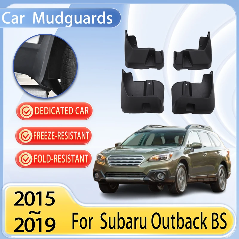 

Car Mudguards Parts For Subaru Outback BS MK5 5th 5 2015~2019 Front Rear Mudflaps Fenders Flare Cover Guard Auto Mud Accessories