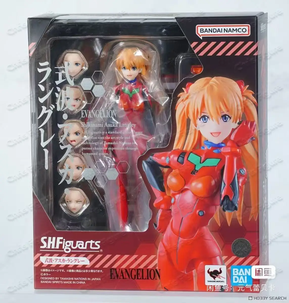 

In Stock Bandai SHF + Asuka Langley EVA New Theatrical Version Finished Figure in Stock Movable Figure Gift Collection