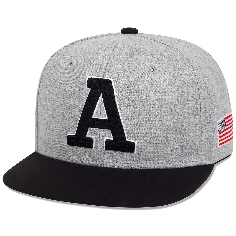 Unisex-Hip-Hop-Hüte mit Buchstaben-Stickerei, für Frühling und Herbst, für den Außenbereich, verstellbar, lässige Baseballkappen, Trucker-Kappen, Sonnenschutzhut – Detail 7