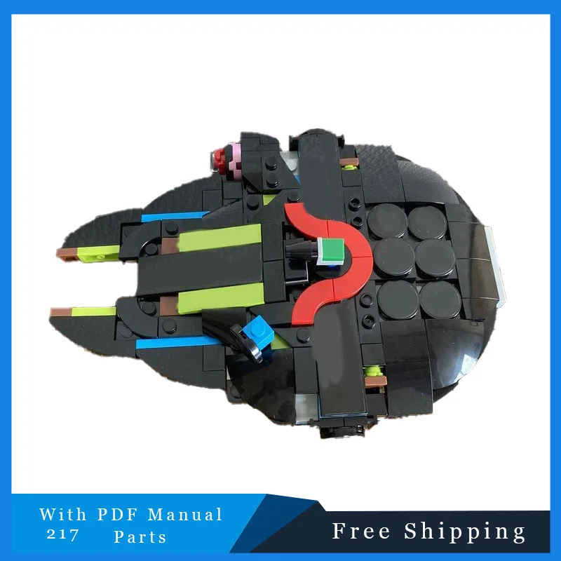 

Лидер продаж, 217 шт., MOC, знаменитый фильм, космический боевой корабль, строительные блоки, модель, обучающая игрушка «сделай сам», для детей, подарки на день рождения