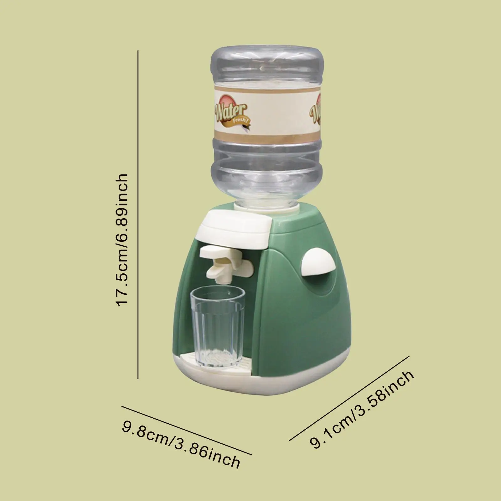 Dispensador de agua para niños Mini dispensador de agua Muebles Juguete Simulación Realista