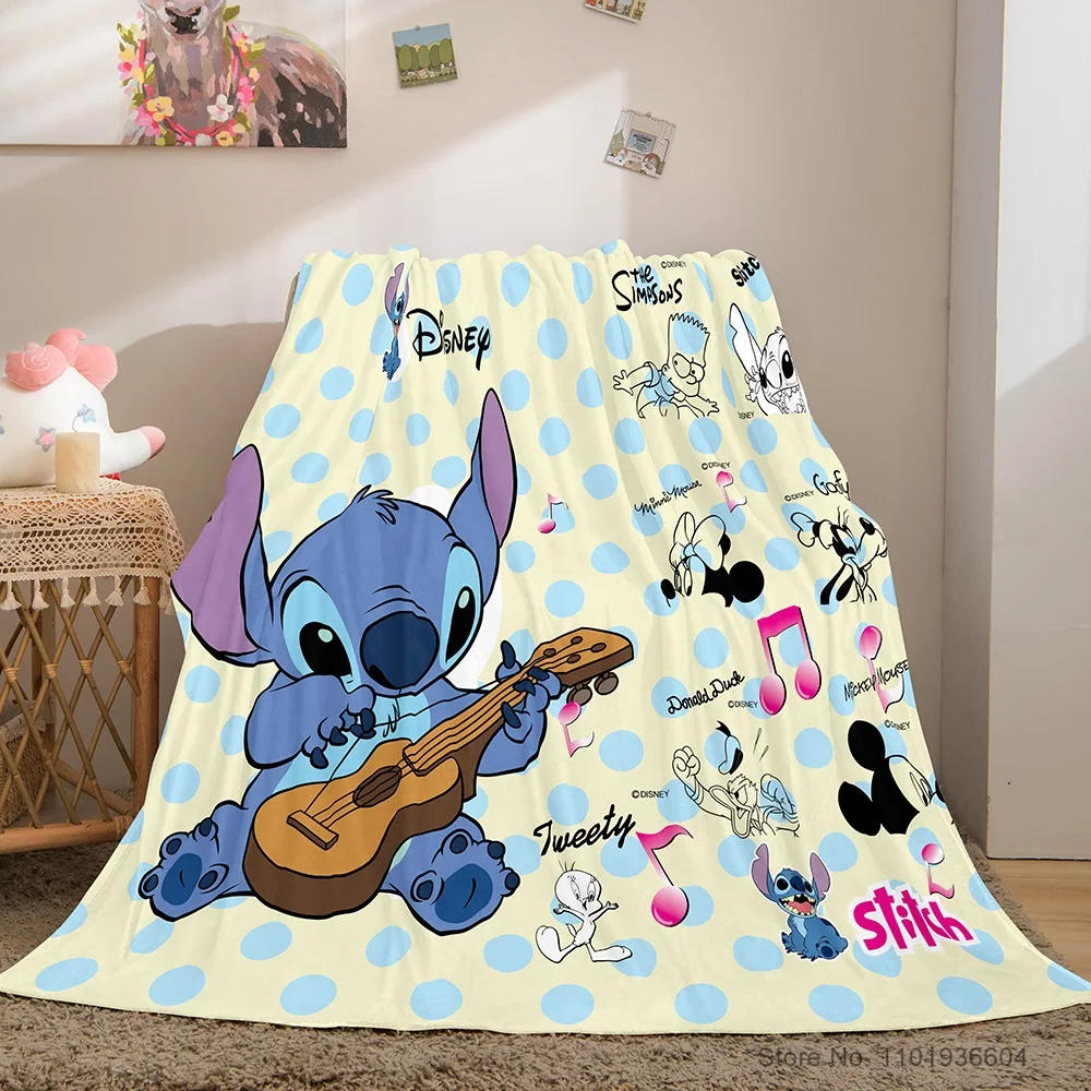 Blanket Fashion Cartoon Monster Flannel Soft Warm Throw blanket Children and adult Gift Sofa Travel Camping