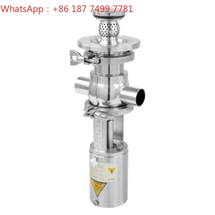 316L Stainless Steel Water Pressure Safety Relief Valve Industrial Fluid Pressure Protection Valve