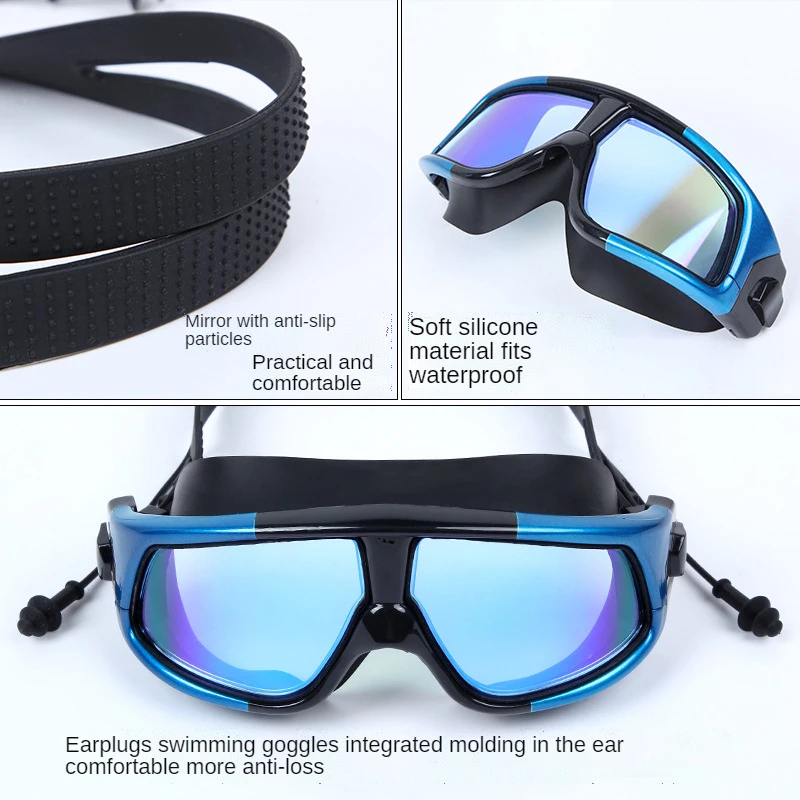 Swimming Glasses Myopia Goggles Waterproof Anti-fog with Diopters Sport Adjustable Reading for Women and Men Set Acetate Goggles