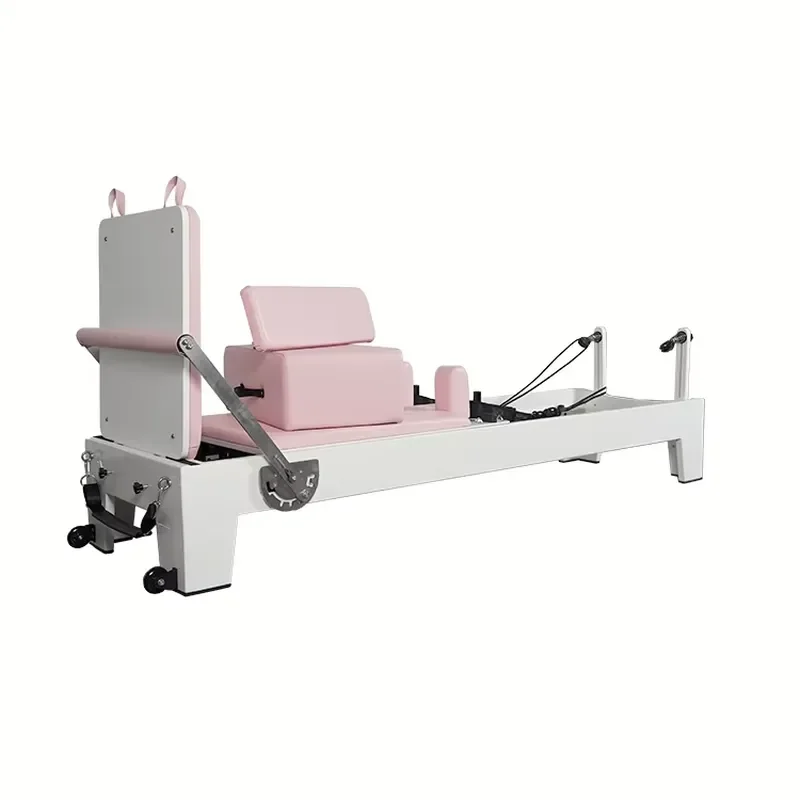 For Durable Portable Pilates Studio Wood Pilate Reformer Machine Adjustable Features Eco-Friendly Multifunction for Health