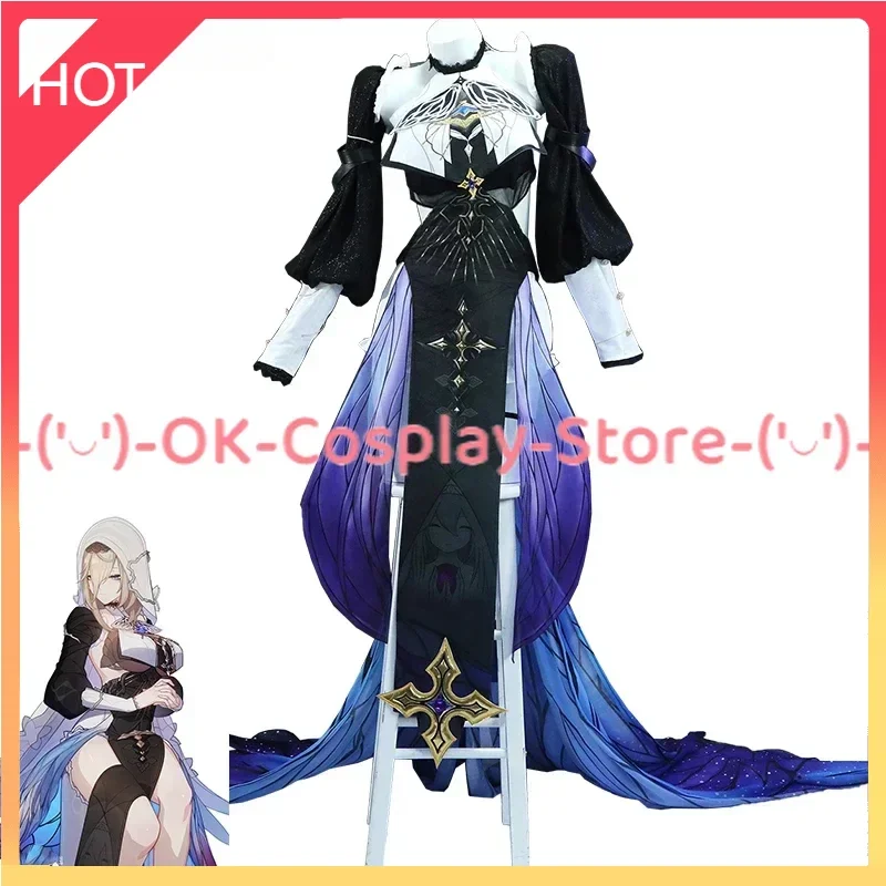 Gioco Honkai Impact 3 Aponia Costume Cosplay Donna Vestito da festa sexy Sorella Abbigliamento Uniformi di carnevale di Halloween Su misura