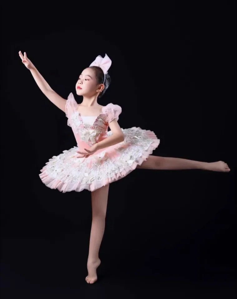 

Children Clothing Princess Performance Fairy Tutu Kids Clothes Ballet Leotards for Girls Dress Stage Costumes Dance Wear Summer