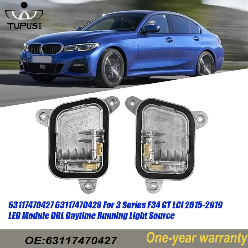 

LED Module Control For BMW 3 Series F34 3GT LCI 2015 2016 2017 2018 DRL Daytime Running Light Source 63117470427 63117470428