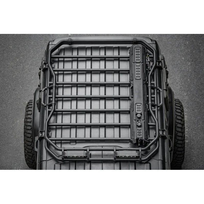 KQX High Quality Aluminum CNC Process Roof Rack for Wrangler JL 2018+