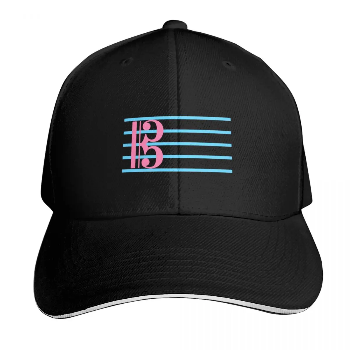 

Trans Pride Alto Clef (no background) Baseball Cap Kids Hat Rave sailor cap for men Icon Hats Man Women's