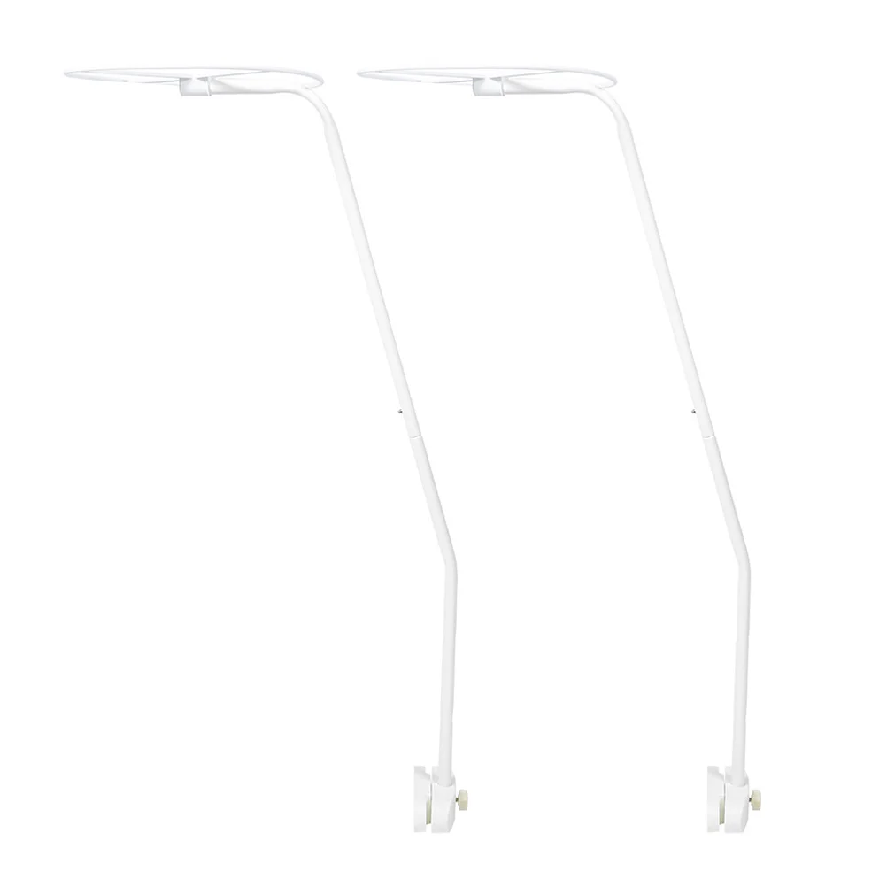 2 set aste di supporto per baldacchino per culla staffa per baldacchino per letto in acciaio supporto per rete per culla facile installazione telaio staccabile per lettino