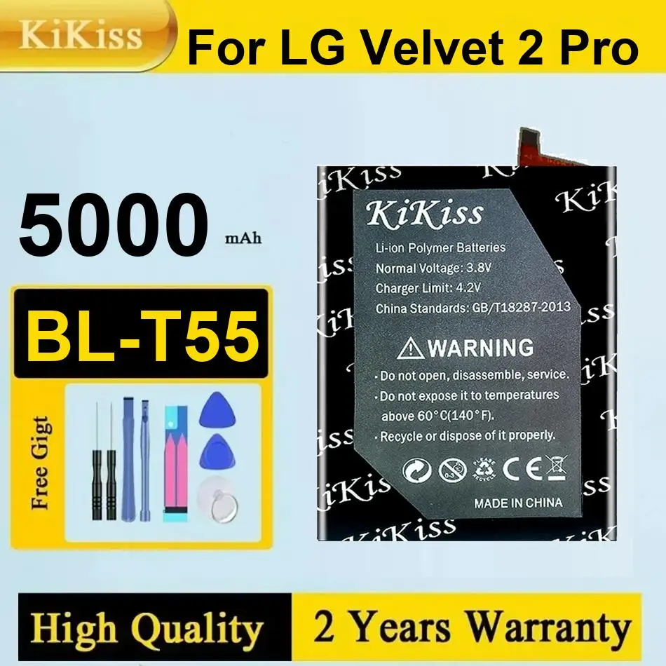 

Аккумулятор Kikiss BL-T55 емкостью 5000 мАч для LG Velvet 2 Pro