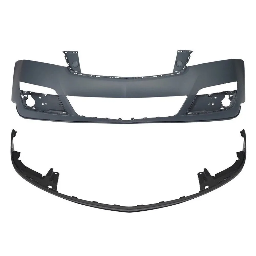 Front Bumper Lower&Upper Cover Assembly Kit Set For 2013-2017 Chevy Traverse