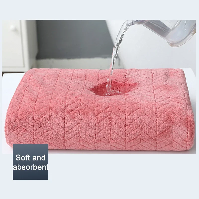 Coral Velvet Towel Thickened Quick Dry Cleaning Soft Face Towel Microfiber Premium Ultra-absorbent For Adults Beach Beauty