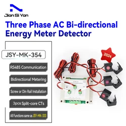 JSY-MK-354 (jsy mk 333 with shell) 3P4W 100A AC Bidirectional Power Energy Meter Module Detector jsy mk capteur sensor