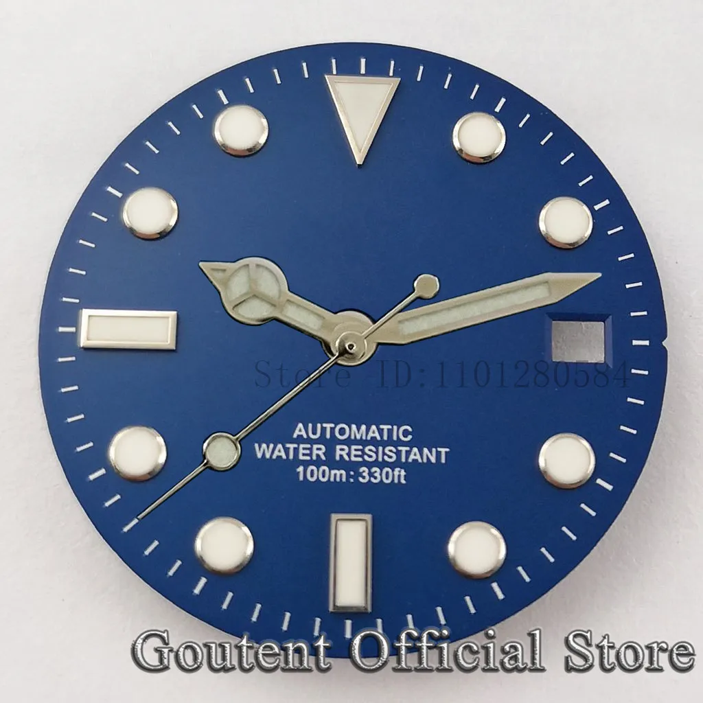 Goutent 28.5mm Sterile Watch Dial Hands For NH35/NH35A ETA2824/2836 Miyota 8205/8215/821A DG2813/3804 Movement Watch Face