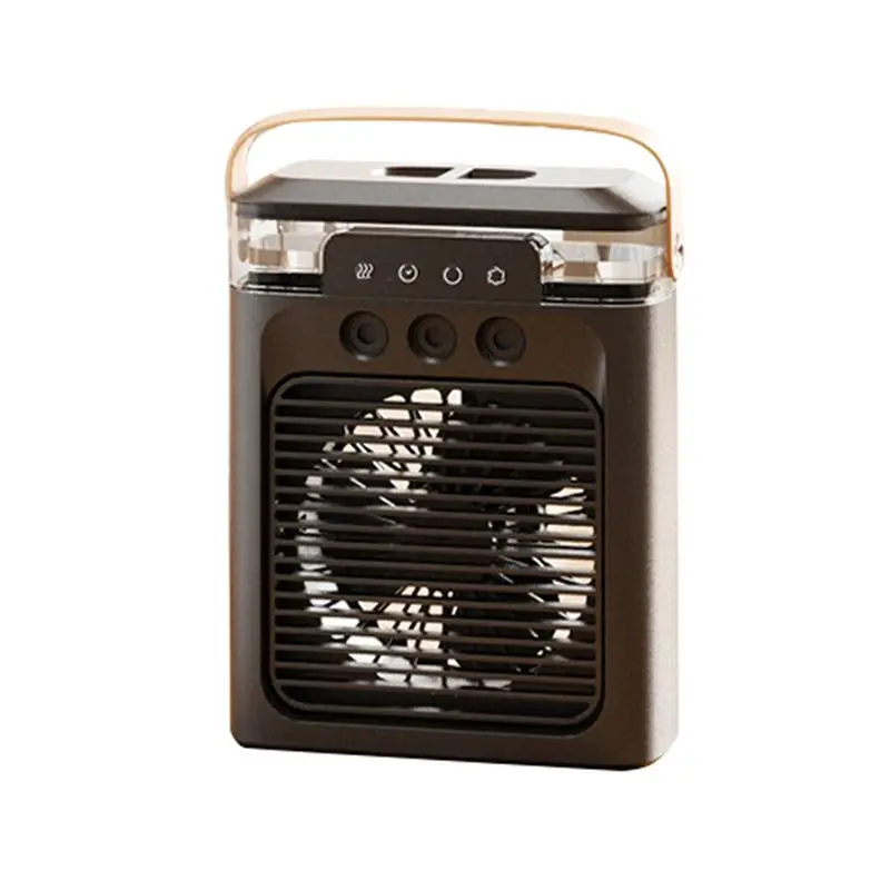 

AEE4-Portable Air Conditioner Fan Mini Evaporative Air Cooler With Colors LED Light Modes For Desk Nightstand Coffee Table
