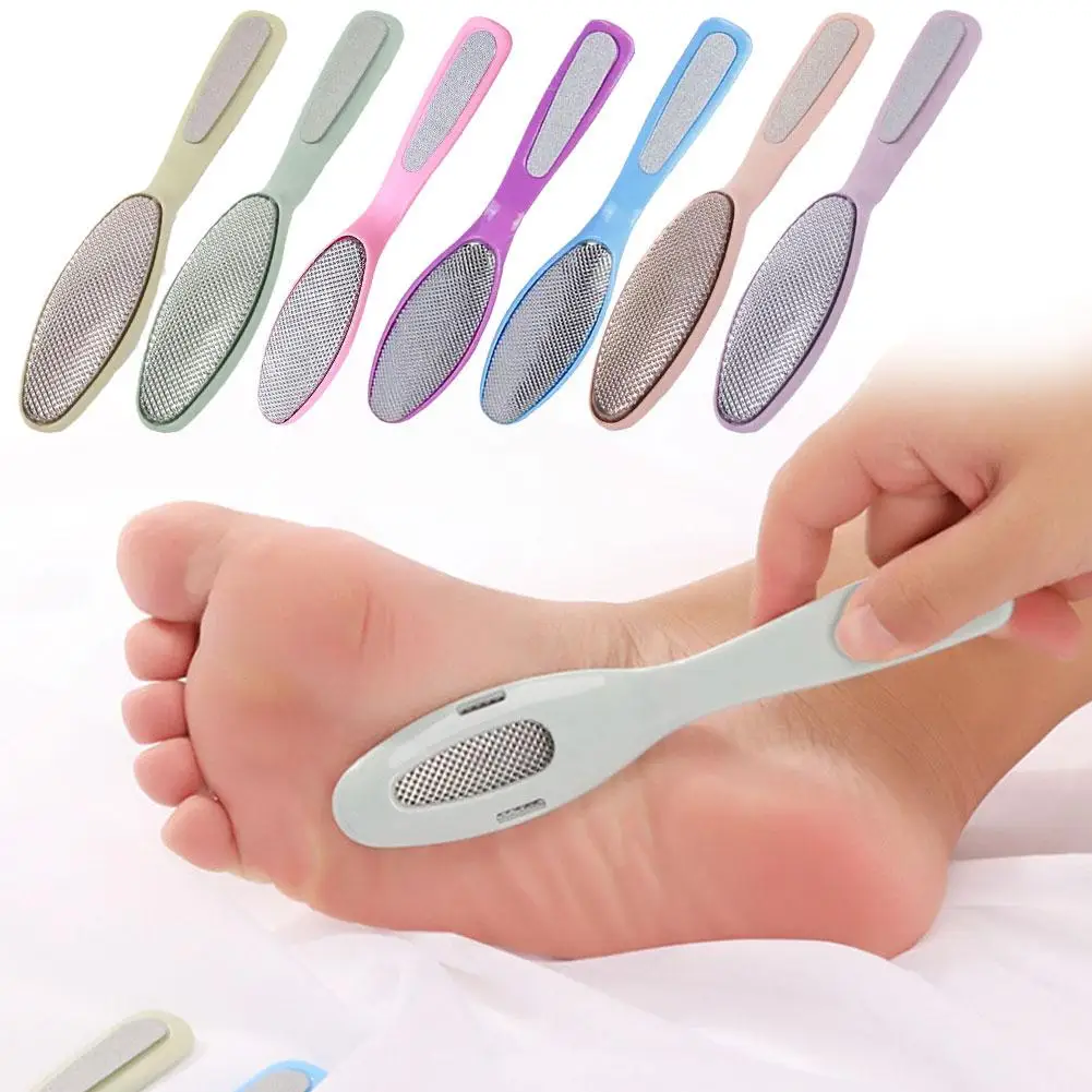 

Double Side 304 Stainless Steel Callus Remover Foot Care Scraper Portable Foot Foot Tools Multifunctional File File S1L4