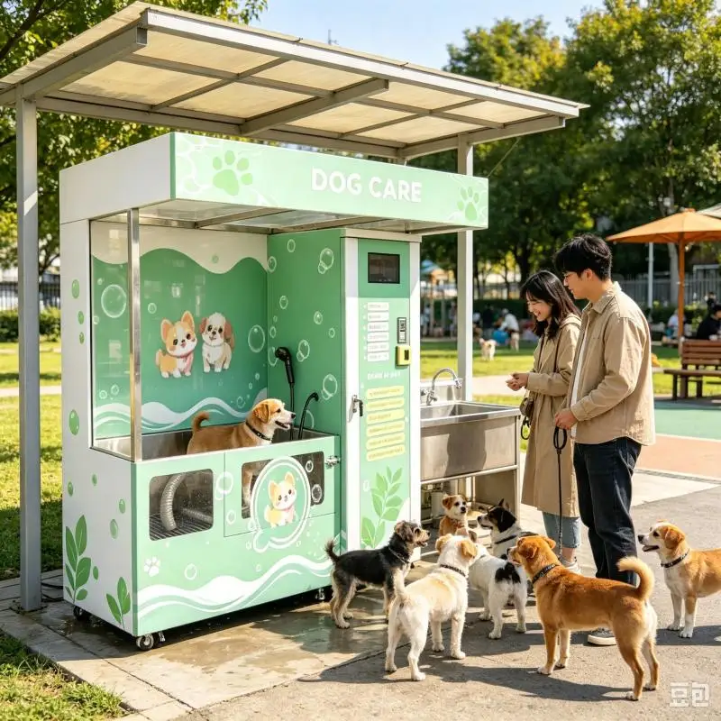 Customized Pet Wash Vending Machine Automatic Dog Washing Station Smart Grooming Machine Animal Care Equipment