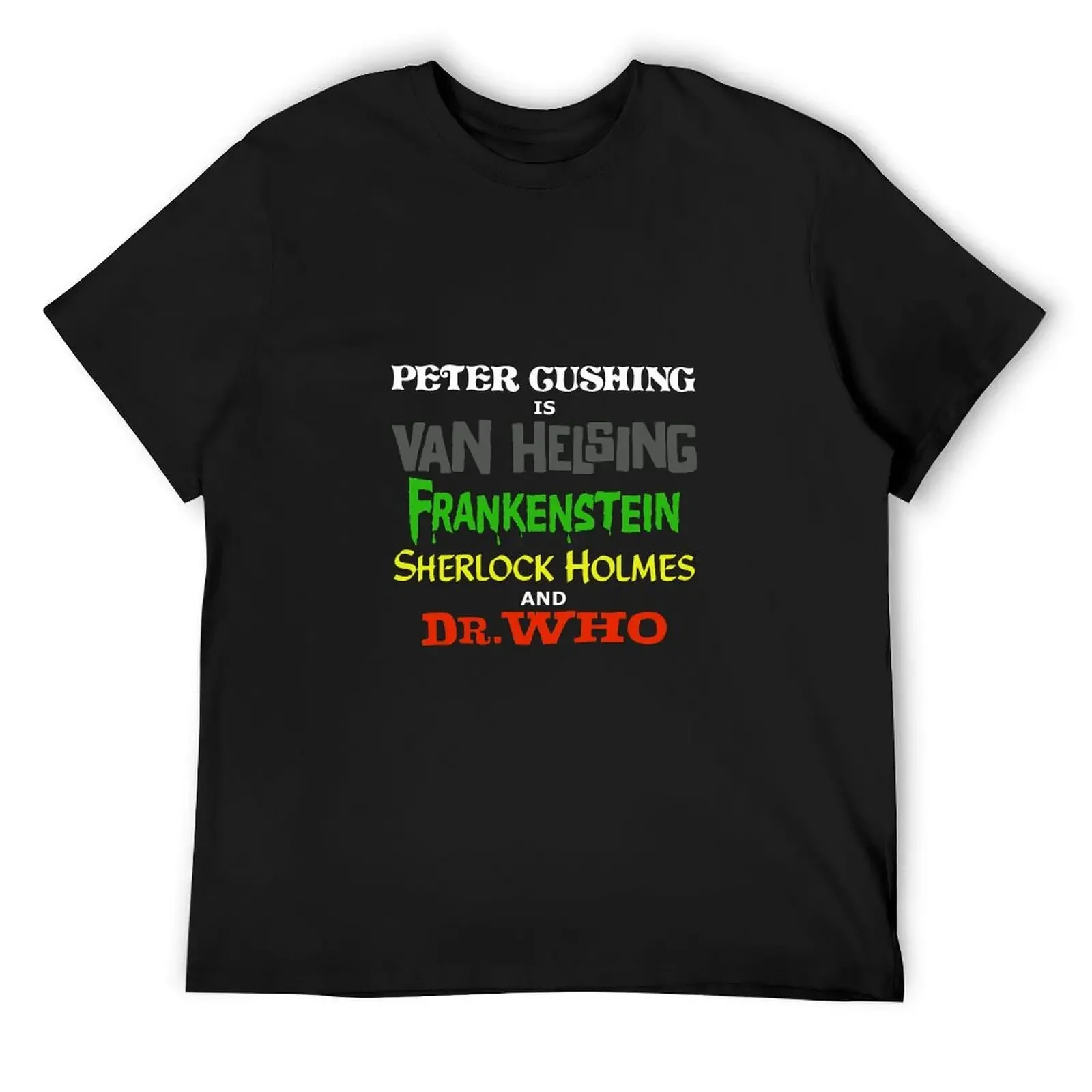 

Peter Cushing T-Shirt tops oversized t shirt graphics cute clothes fruit of the loom mens t shirts