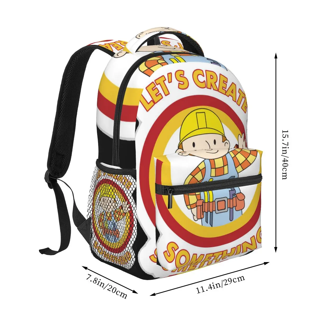 Builder von srj94 bob der Builder Casual Rucksack Unisex Studenten Freizeit reise Computer Rucksack