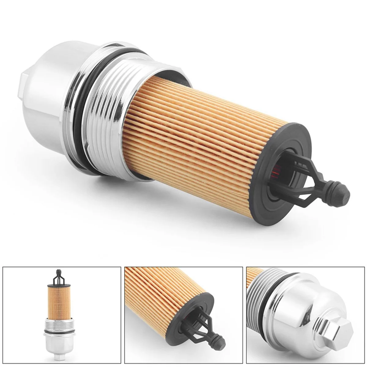 Factory Direct 2026 68191350AA 68191349AA Aluminium Upgraded Oil Filter & Cap Lid Cover Kit