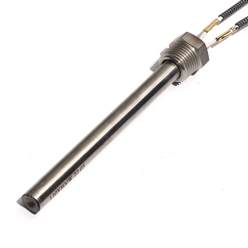 LUJINXUN DN10/16mm NPT Thread 350W Cartridge Heater Heating Element 10mm x 140-180mm Length for Hot Core Box/Molding 1PC