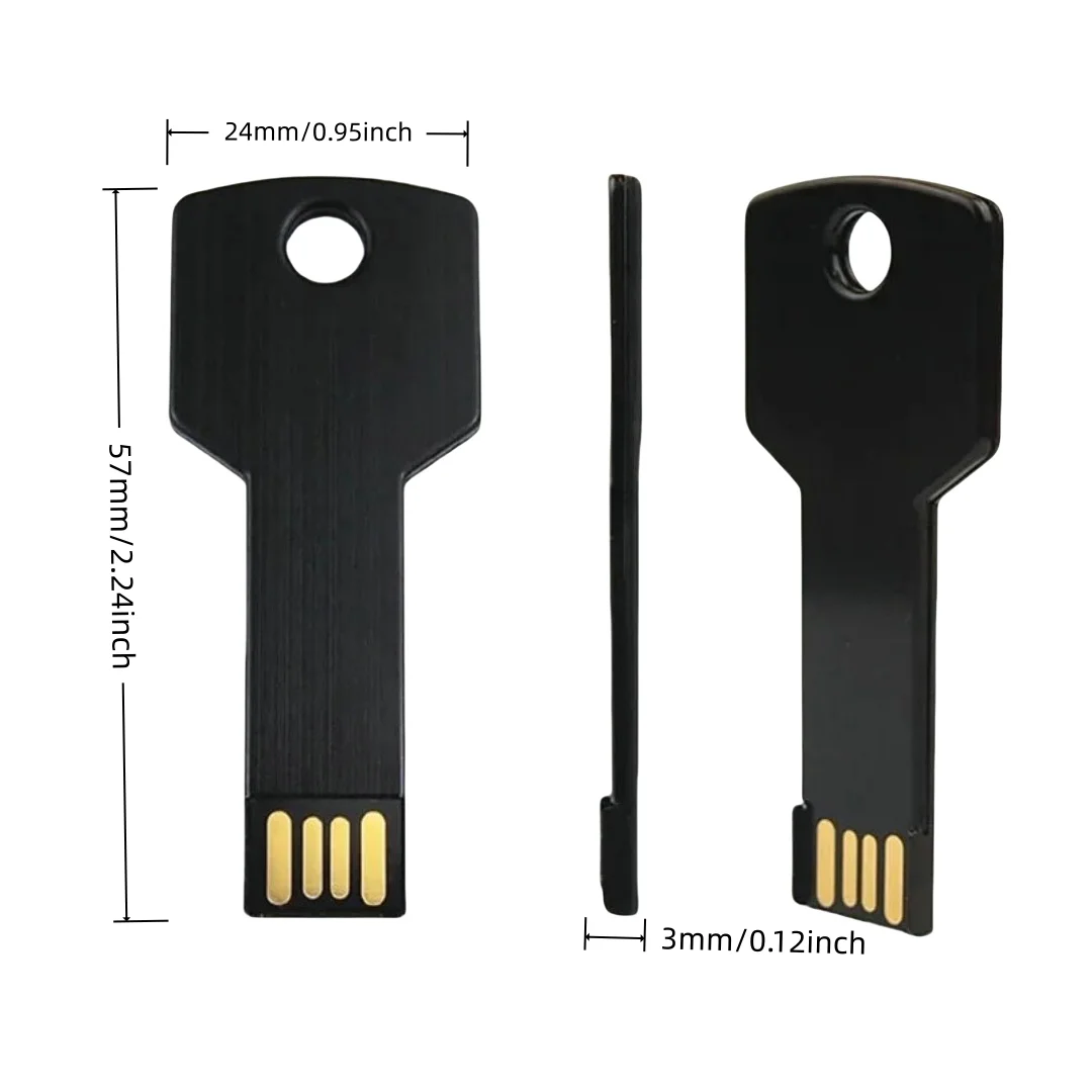Custom LOGO 5 pcs/lot New Metal KEY USB  Memory Flash Pen drive