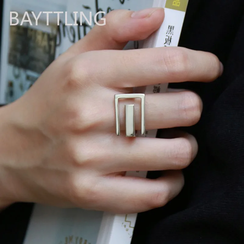 الحد الأدنى 925 فضة عرض خواتم للنساء العصرية الإبداعية فرنسا مطلية بالذهب أنيقة العروس مجوهرات هدايا #3