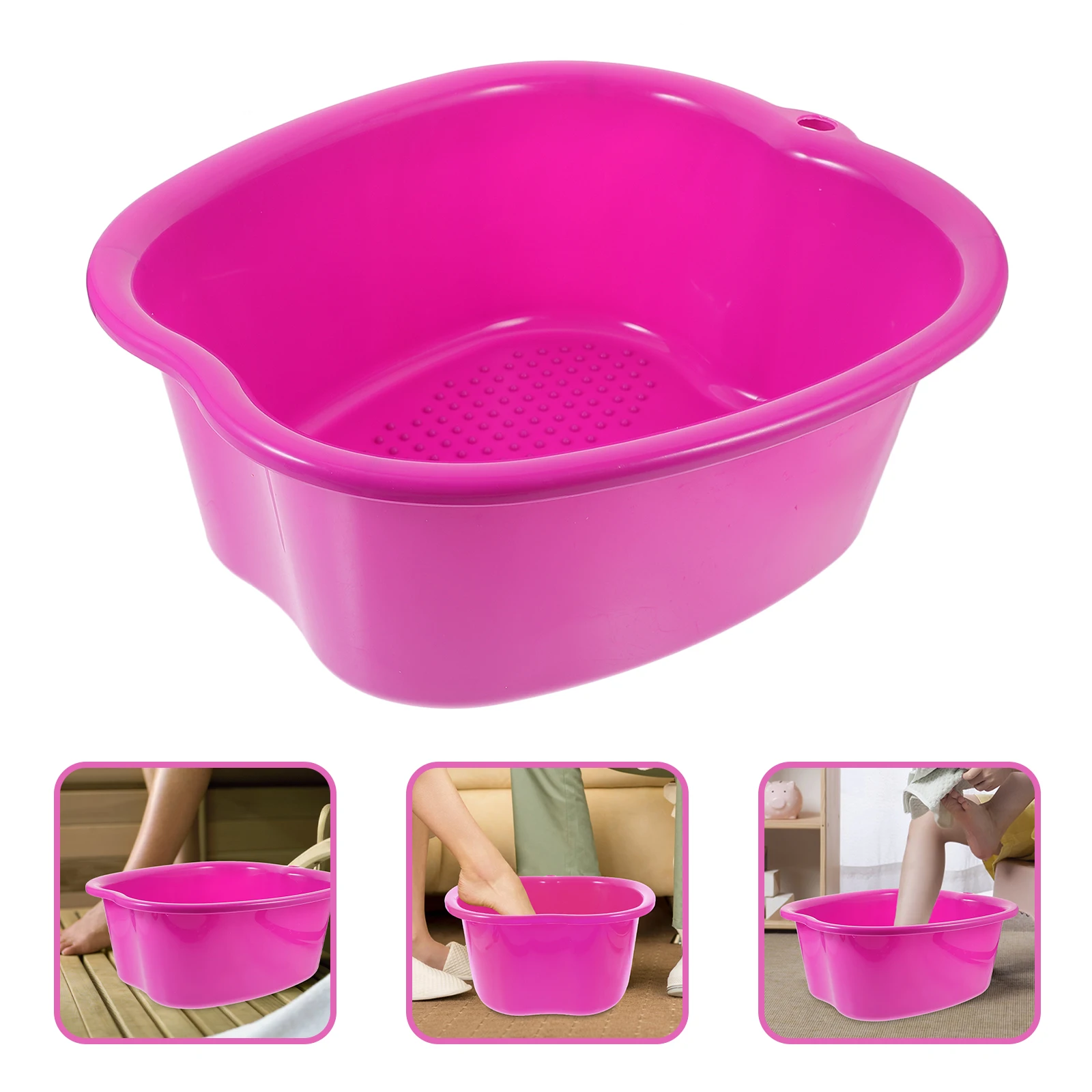 

Massage Foot Bath Tub Purple Convex Point Design SPA Feet Massager Bucket Foot Soaking Basin Home Use Gift