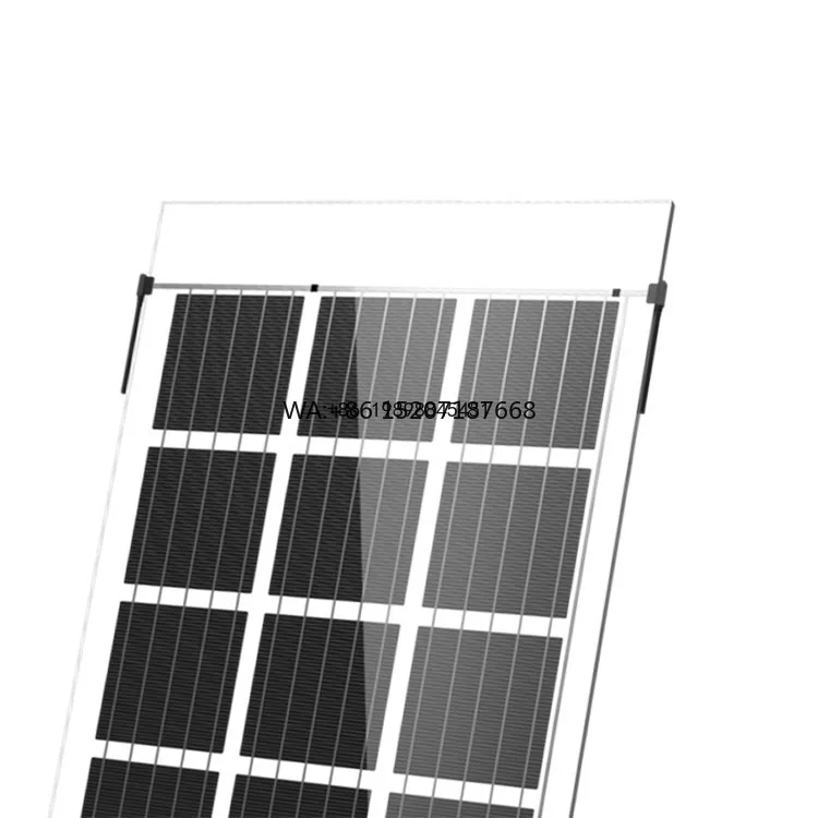 Hot Selling Glass Solar Panel 220v Bipv Transparent Customizable Bipv Solar Roof Tile Facade for Building