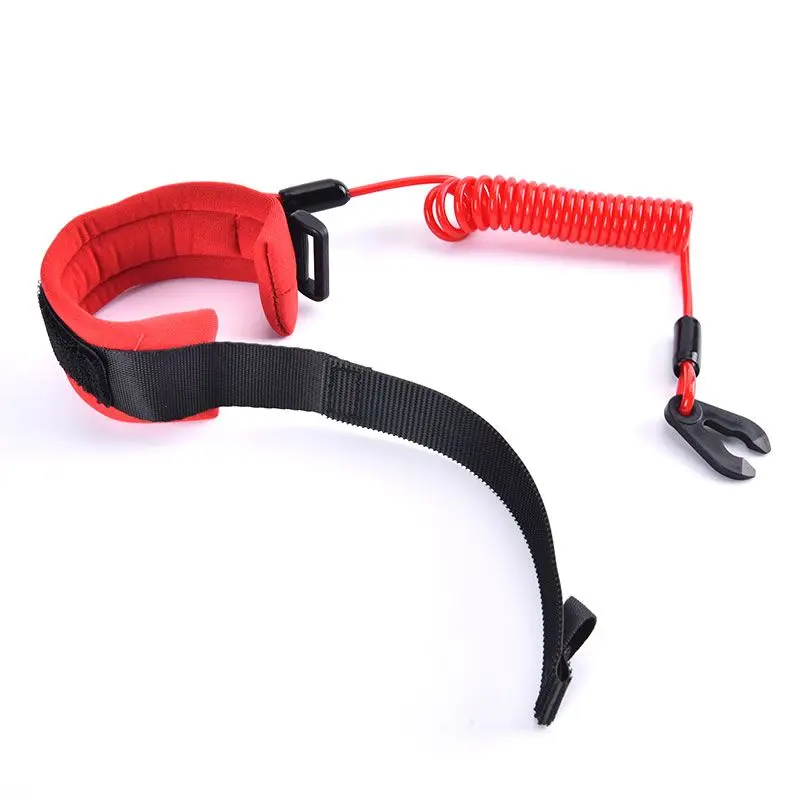 Boat Outboard Engine Motor Lanyard Kill Stop Switch Safety Tether Cord Safety Lanyard Suit For Most Board Engine