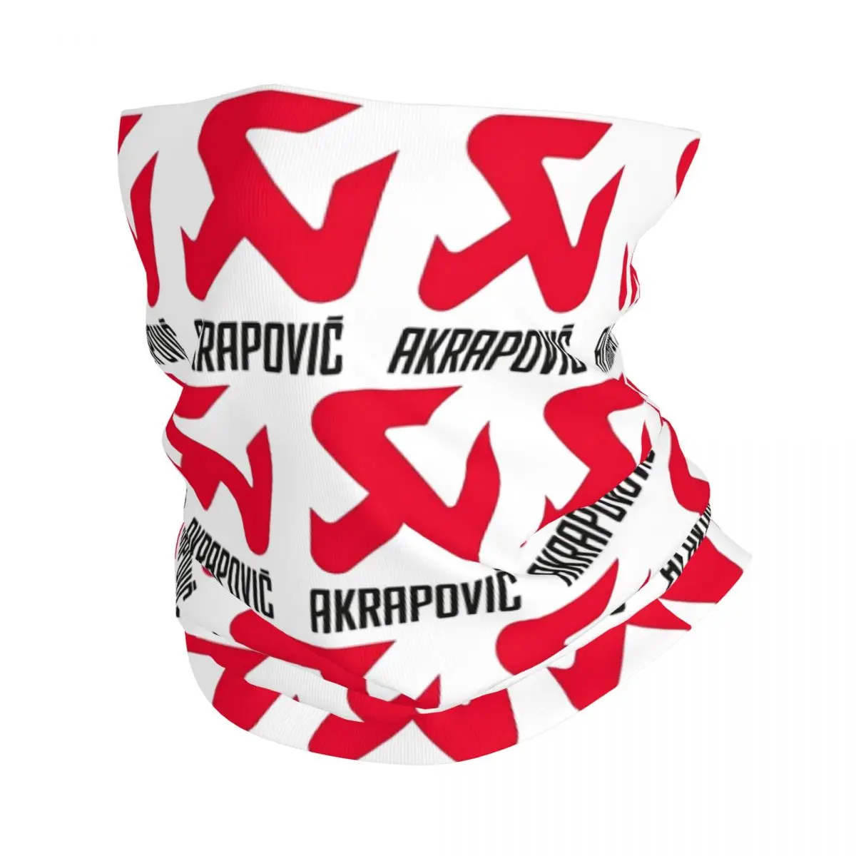 Akrapovics Logo AKS Motorcycle Exhaust Bandana Neck Gaiter Printed Mask Scarf Cycling Scarf Outdoor Sports Unisex Adult Washable