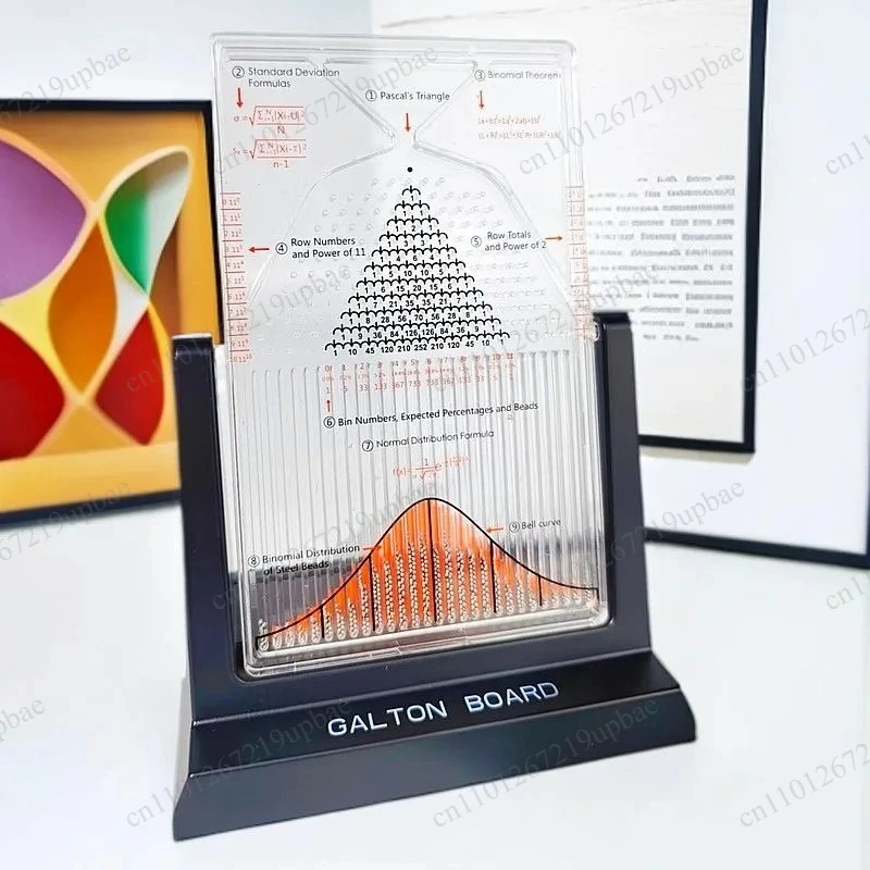 Galton Plate Normal Distribution Model Desktop Educational Ornament for Math Enthusiasts Kids Gift