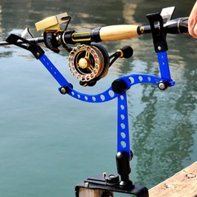 Adjustable Aluminum Rod Holder, Multi-Functional Sea Boat Rod Stand, Telescopic Rack for Offshore Kayak, Corrosion-Resistant