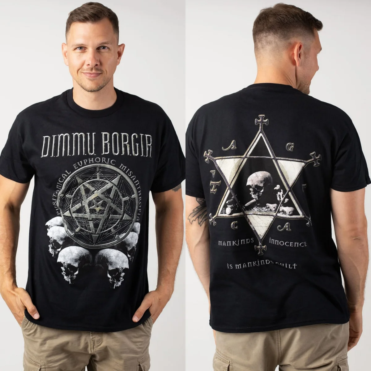 2026 Summer Dimmu Borgir Graphic Cotton T-shirt Unisex Summer Short Sleeve Fashion Brand Tee Luxury Casual Vintage Retro Tees