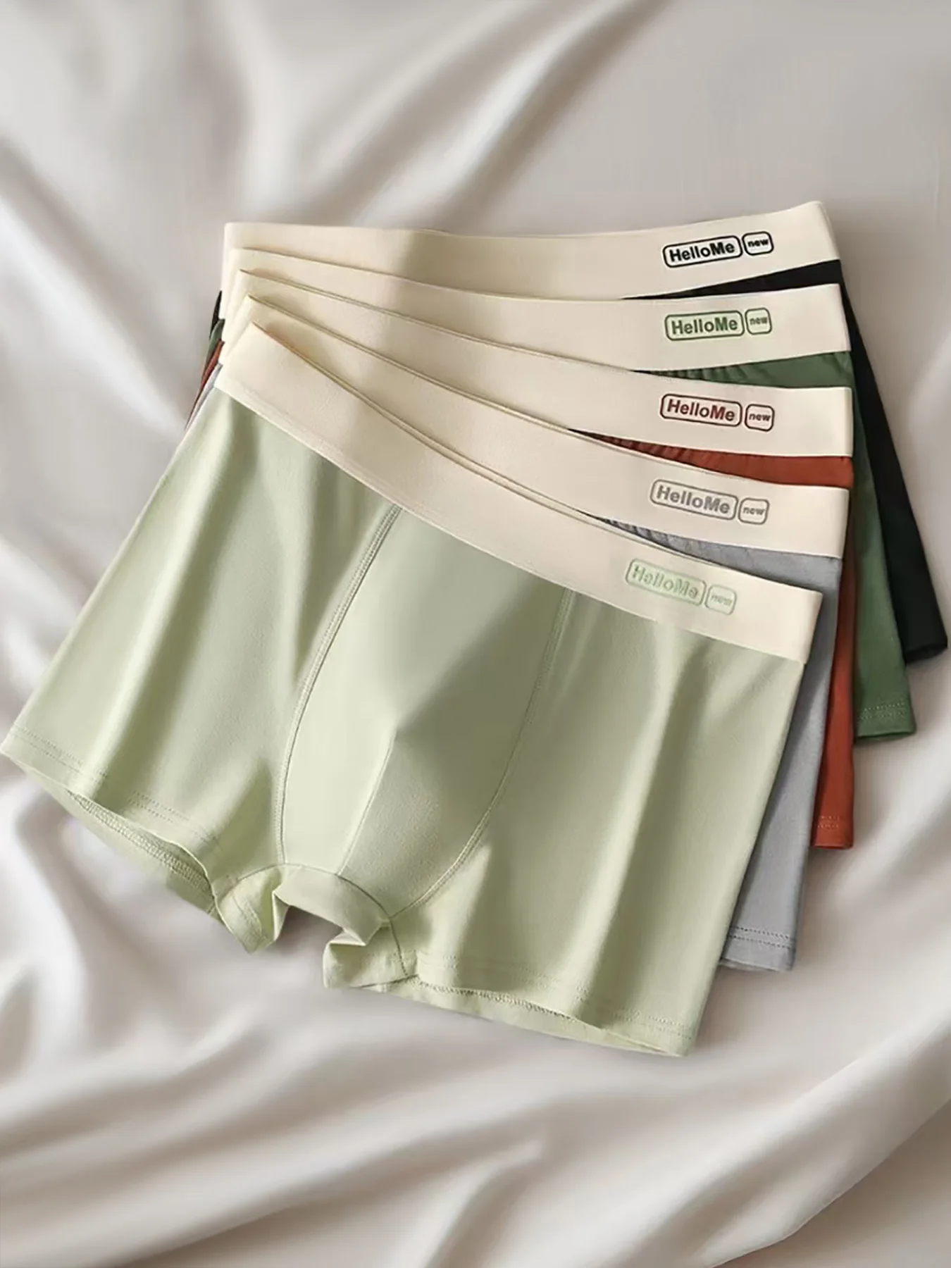 

Men's 5-Pack Cotton Boxer Briefs - Comfortable & Breathable Underwear Set