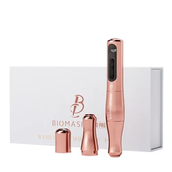 Biomaser P90 pro Wireless PMU Tattoo Machine Pen With 2 Head For Eyebrow Lips SMP/PMU Tools Permanent Makeup