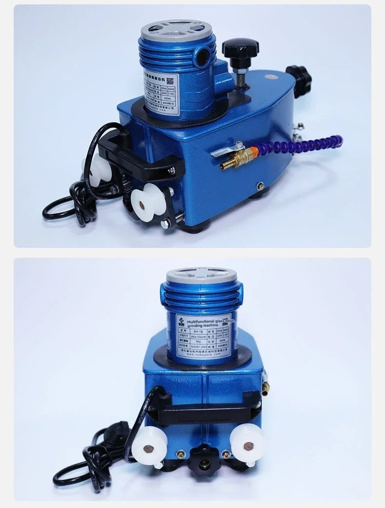 Portable 220v Glass Edge Grinder, Small Edge Grinder, Fillet, Grind Inner Hole Coarse Edge Grinder, Convenient