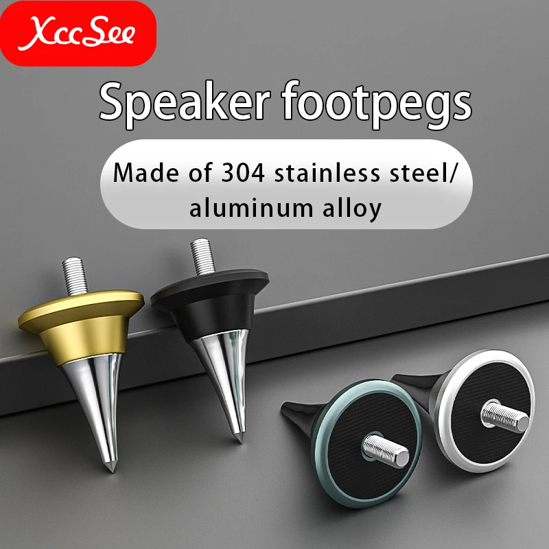 

Speaker shock absorber foot nail M6 stainless steel aluminum alloy speaker amplifier stand M8