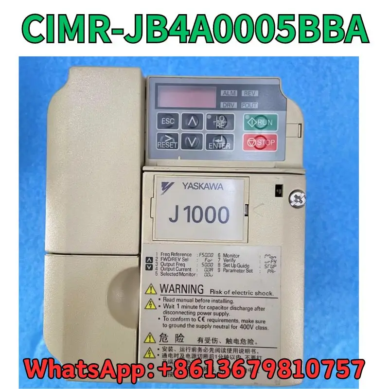 

Used Frequency converter CIMR-JB4A0005BBA test OK Fast Shipping