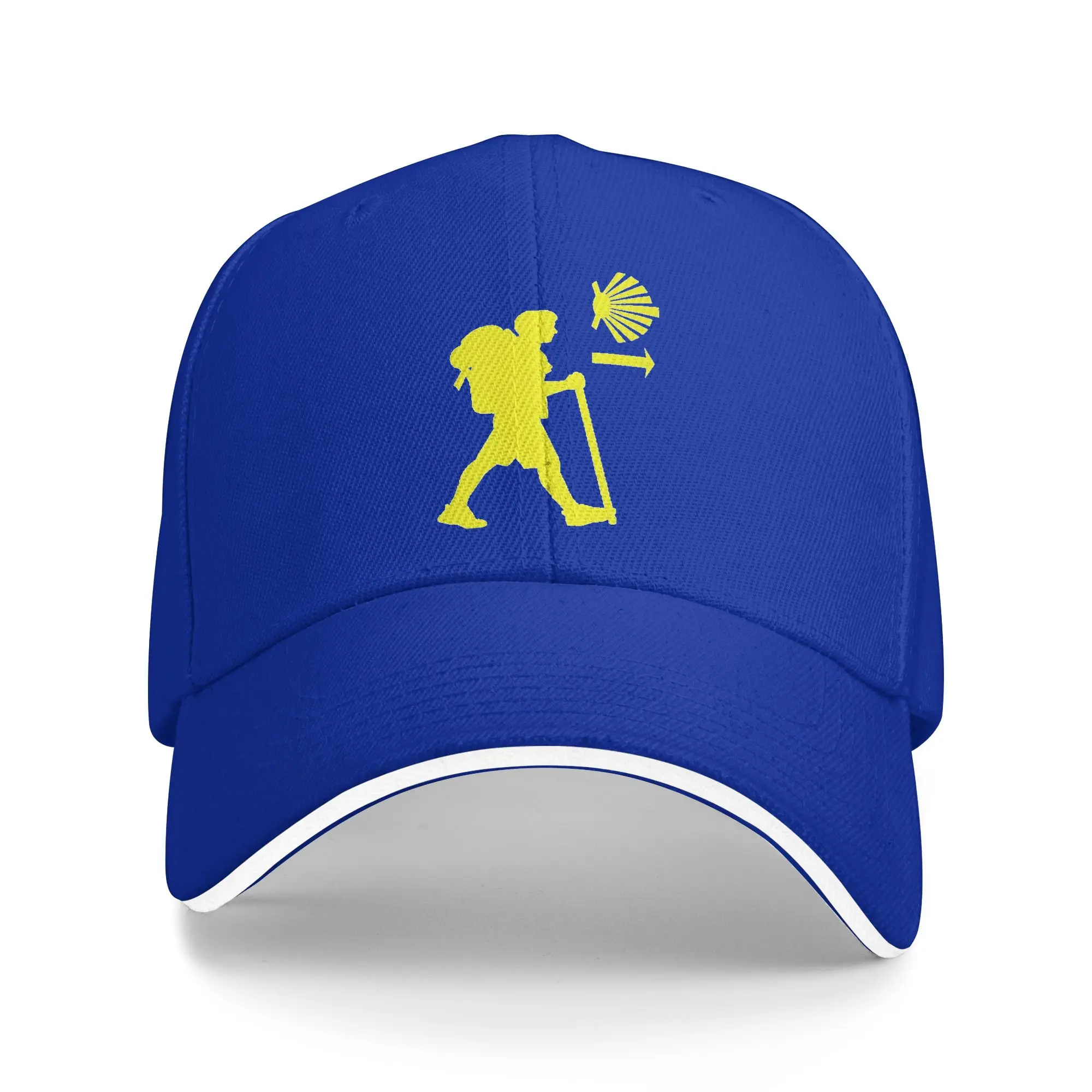 Hombres, Buen Camino de Santiago. Compostela Peregrino Gorras tipo sándwich, Gorras de béisbol, Gorras de camionero, Gorras de golf ajustables, Gorras de verano