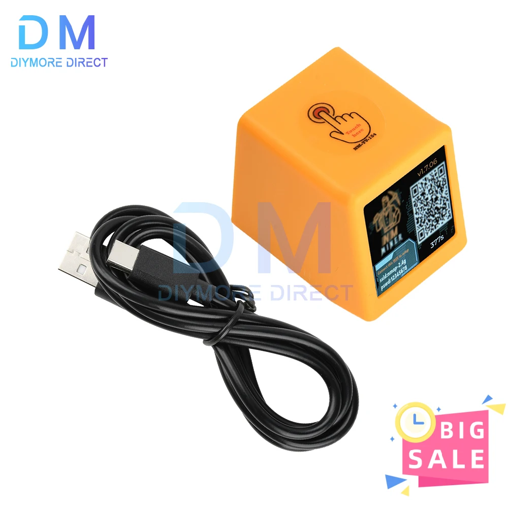 ESP32 1.54 بوصة لوحة تطوير العرض ESP32-DROOM لوحة تطوير ساعة سطح المكتب لحساب معدل التجزئة 1060 كيلو هرتز/ثانية نوع C #5