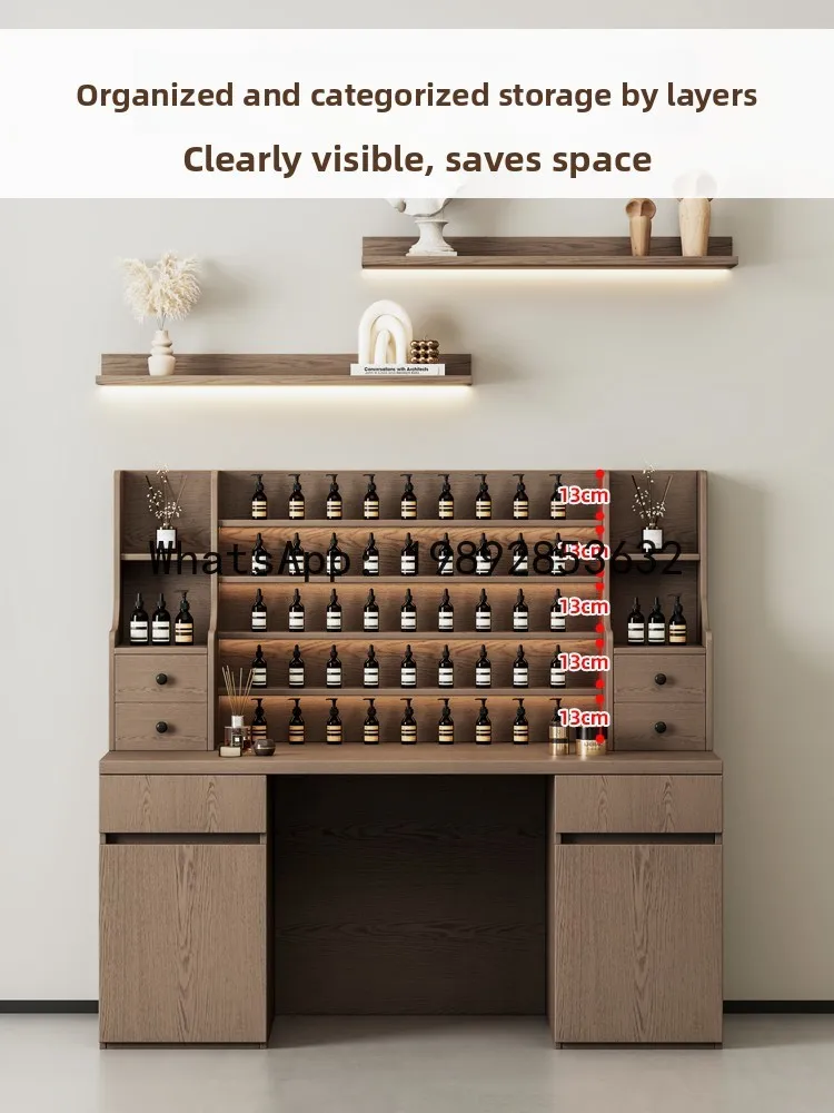 CZ Beauty Salon Fragrance Counter SPA Skincare Product Display Cabinet Island Cabinet