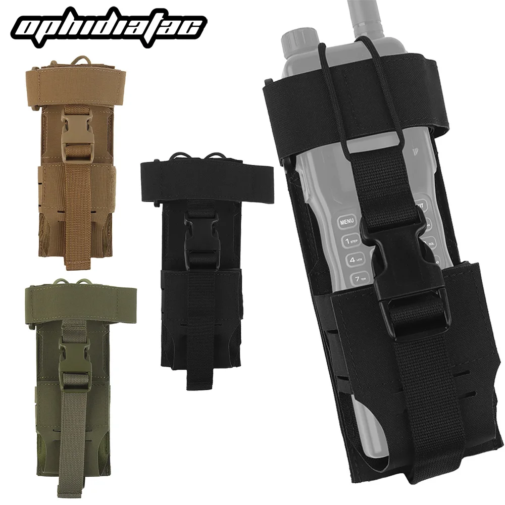 

OPHIDIAN Универсальный чехол для радиоприемника Molle, сумка с кронштейном для радио, быстросъемная пряжка, аксессуары для охоты на открытом воздухе