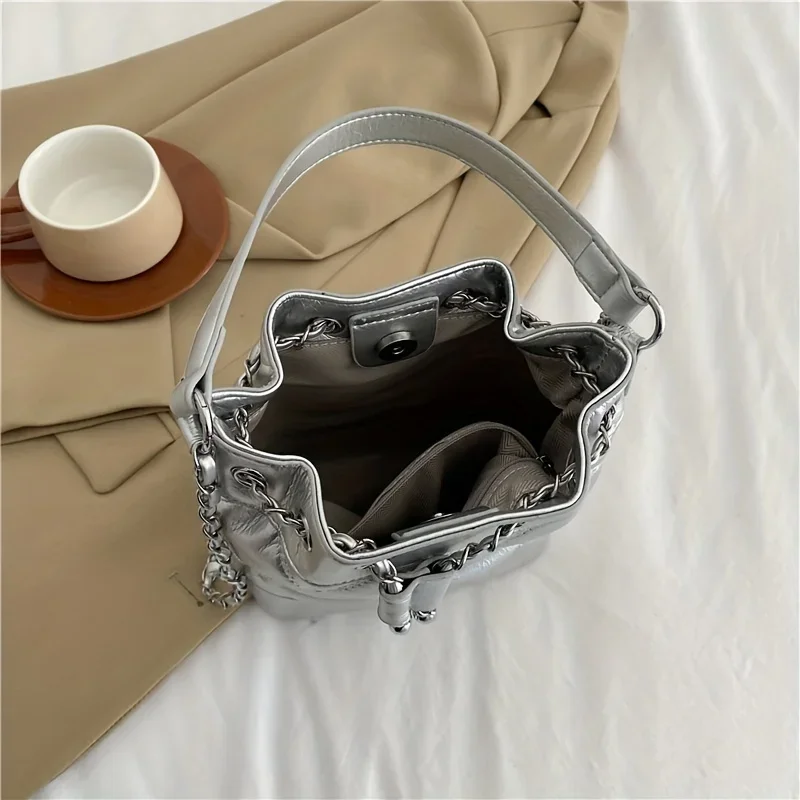 Bolso minimalista del cubo del modelo de Argyle, bolso de la cartera del color sólido, bolso del diseño del cordón para el trabajo
