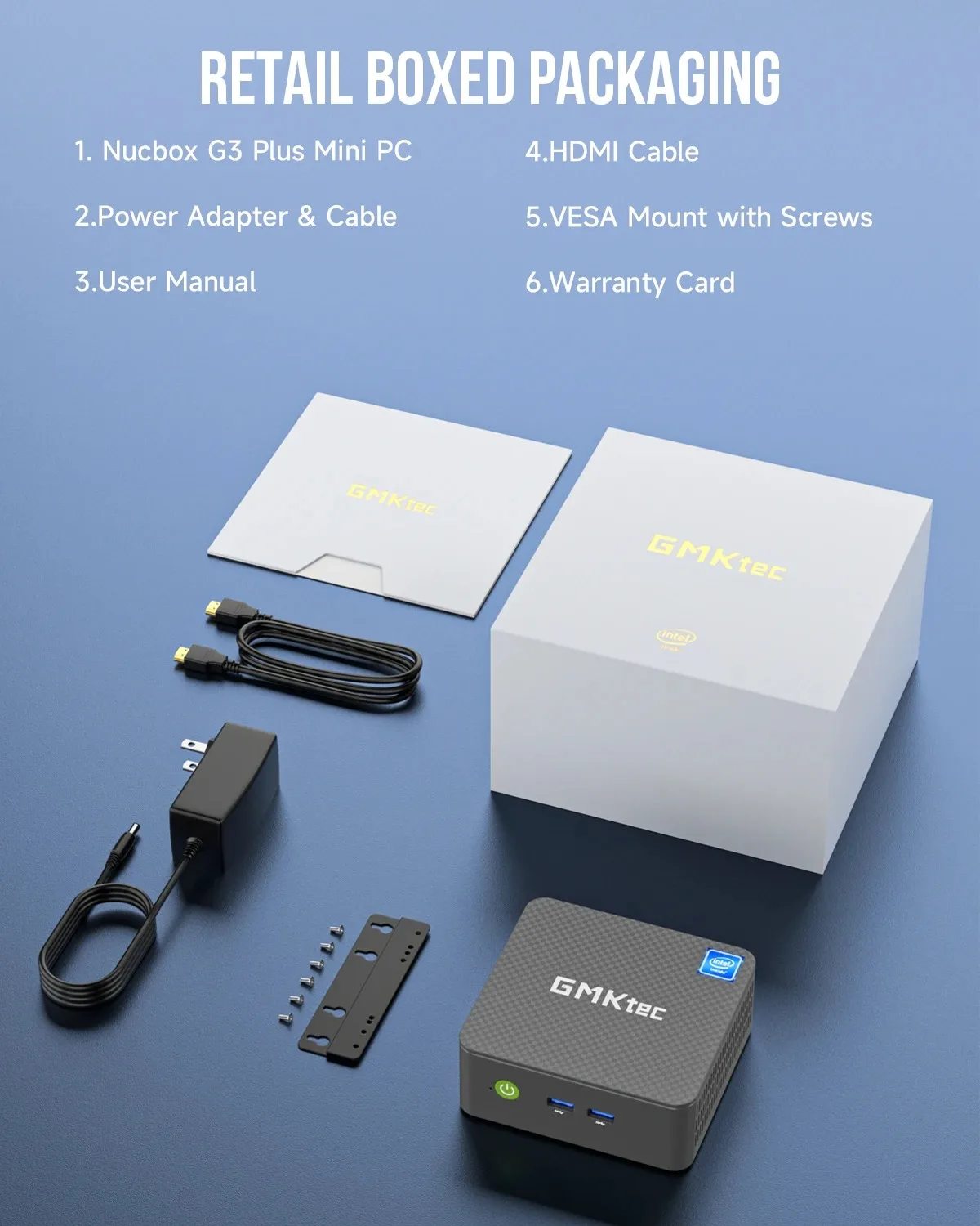 GMKtec Mini Pc GMK G3 PLUS NUCBOX Windows 11 Pro Alder Lake N150 Intel 12th WiFi 6 كمبيوتر مكتبي كمبيوتر صغير يعمل