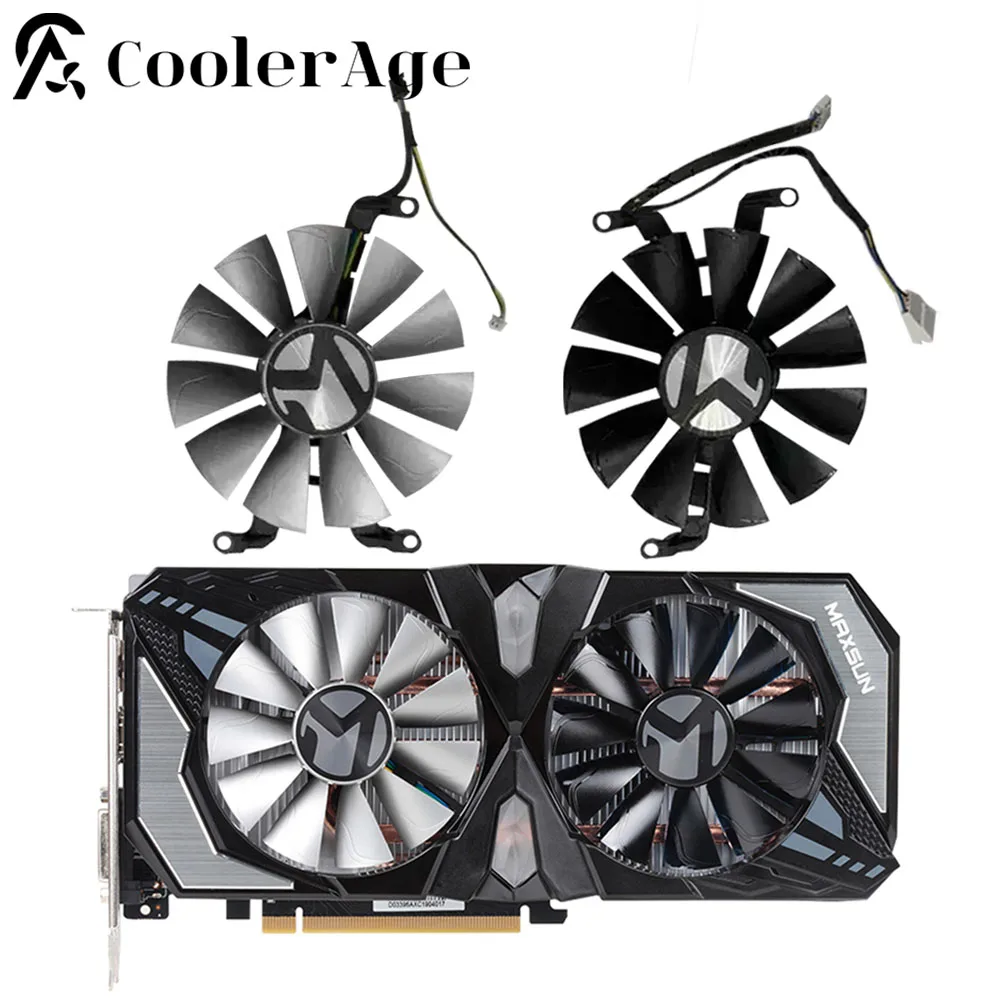 

Сменный вентилятор для видеокарты MAXSUN GTX 1660 1660S 1660Ti 2060 2060S
