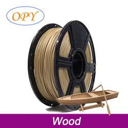 3D Printer Wood PLA Filament 1.75mm 1Kg 100g 10m contain Wood Wooden Powder Reels Roll Printing Plastic Material for Kids