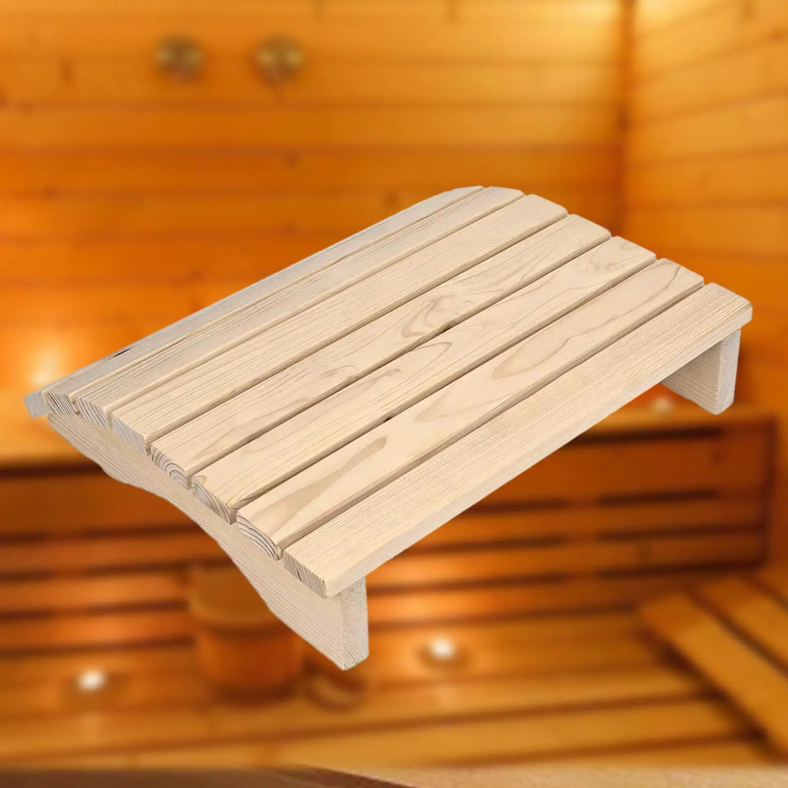 Schienale per sauna Poggiatesta per sauna in legno antiscivolo per uso domestico per sauna